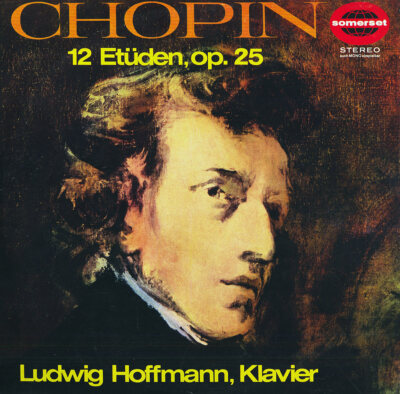 CHOPIN 12 Etudes op.25 LUDWIG HOFFMANN Piano SOMERSET 631 STEREO Orange Label