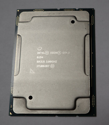 Intel Xeon Gold 6154 3,00 GHz 18-Core CPU SR3J5 LGA 3647 200W