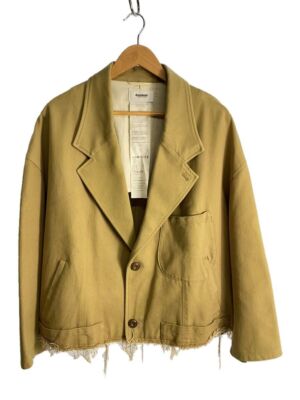 doublet silk chino cut-off jacket