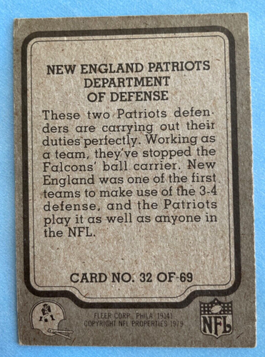 1979 Fleer Team Action Football - Pick Your Card - Ships Free - Picture 31 of 89