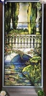 Magnolias and Irises Poster by Louis Comfort Tiffany Stained Glass Design