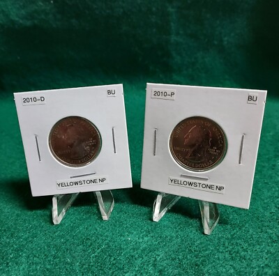 2010 P, D National Park Quarter's Yellowstone 2nd in the series.