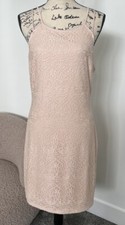 GUESS Los Angeles, Lace Spaghetti Strap, Pink Women’s Dress  Size 14 Wedding