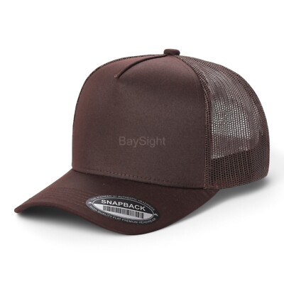 Snapback Hat Cotton Trucker Mesh Solid Adjustable Size Mens Baseball Cap Visor