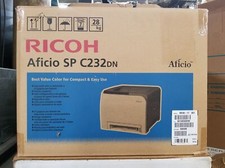 -NEW- RICOH AFICIO SP C232DN COLOR LASER PRIN...