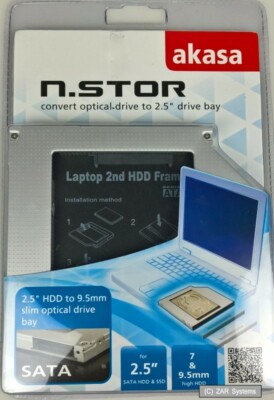 Akasa N.STOR AK-OA2SSA-03 2.5 inch hard drives HDD/SSD mounting frame for notebook