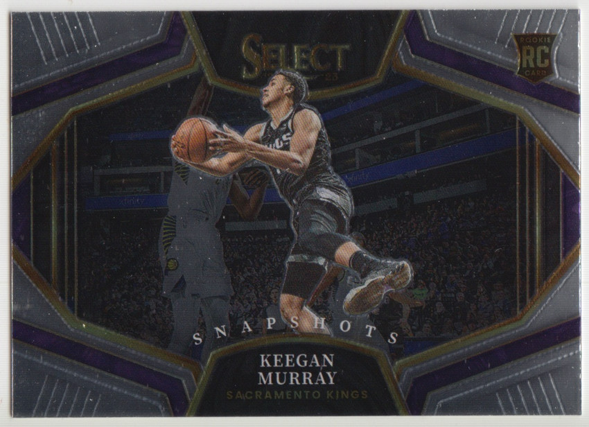 2022-23 Panini Select Kings Keegan Murray Snapshots Base #17 Rookie RC