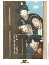 Guyana 2000 - The Three Stooges Miniature Sheet - MNH