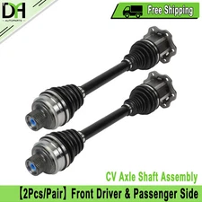 2x Front Left&Right CV Axle Assembly For Porsche Macan 2015-2019 2.0L 3.0L 3.6L