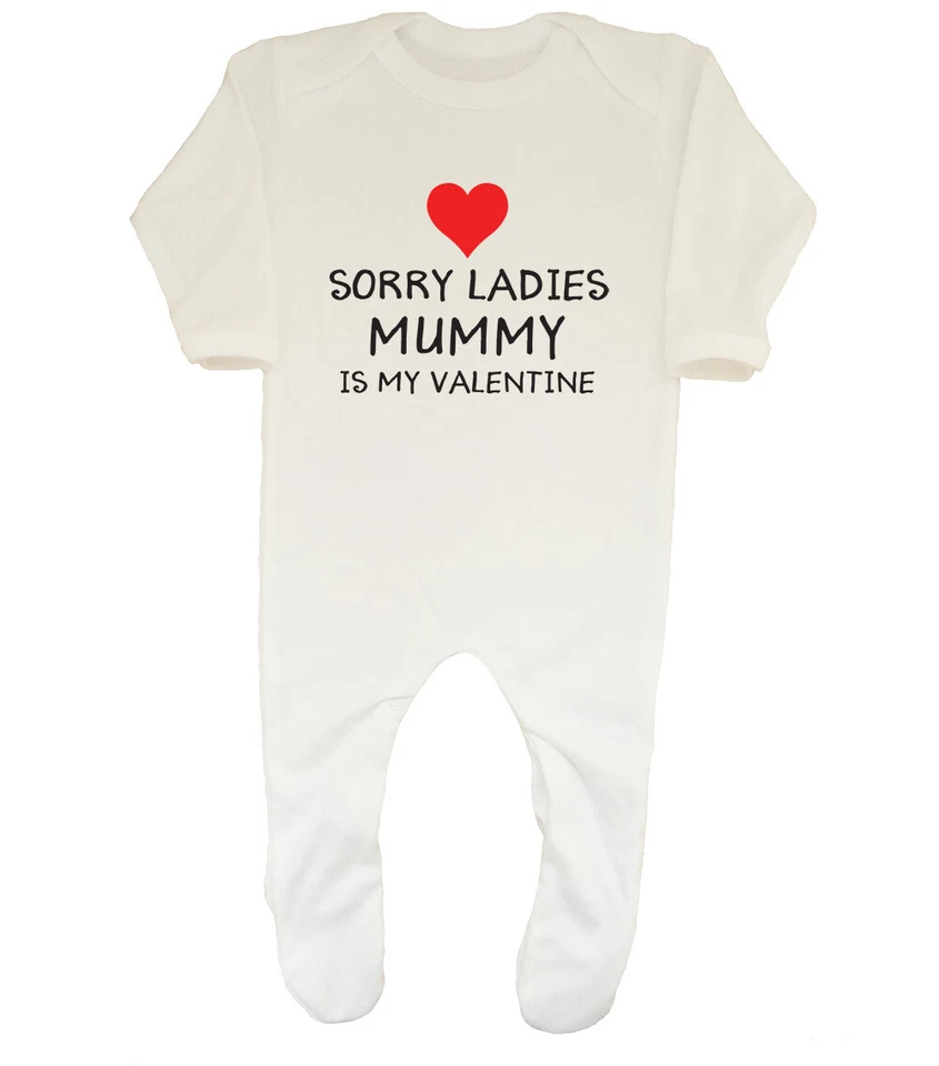 BABY ORIGINALS Sorry Damen Mummy is my Valentine Jungen Baby Grow Schlafanzug