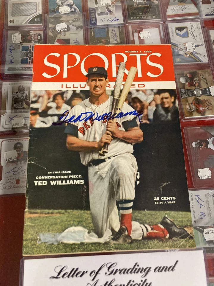 Ted Williams Autographed Original 1955 Sports Illustrated PSA/DNA Gem Mint 10 - Image 3 of 4