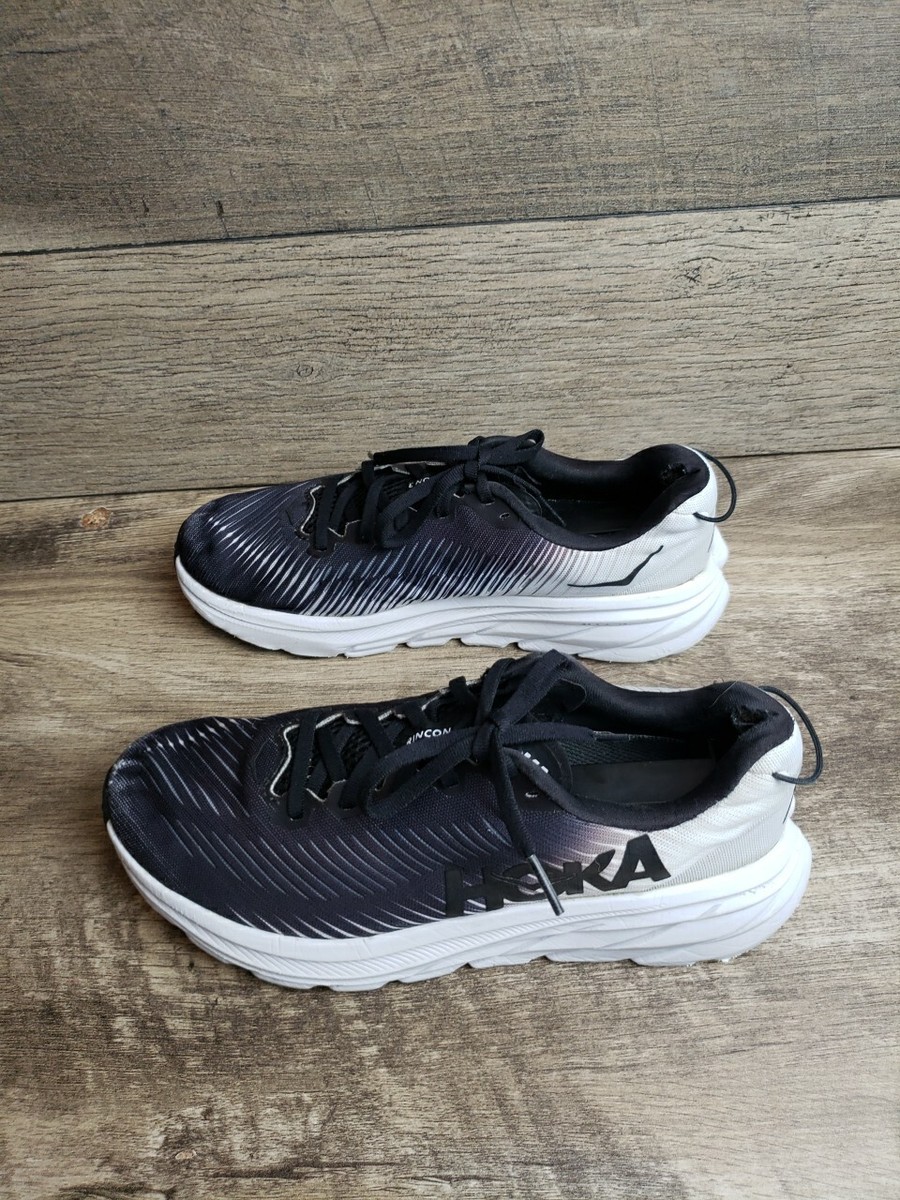 HOKA ONE ONE W RINCON 2 ブラック 23cm Hoka One One Women's Rincon 3 Black & White Running Shoes - Size