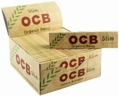 OCB ORGANIC HEMP KING SIZE Natural Rolling Smoking Paper Skin Rizla 1 5 10 25 50
