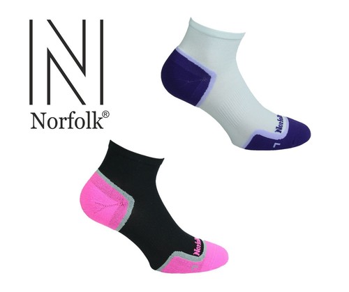 Norfolk Running Socks For Women – Microfiber Cushioned Sport Socks, Style: BRISCO