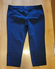 Chaps Womens Plus Size Dress Pants Blue Size 24W