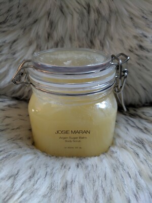  JOSIE MARAN Argan Sugar Body Balm Body Scrub 10 fl oz/ea Moroccan Mint Tea NEW