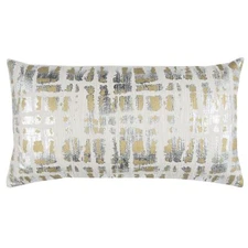Rizzy Home DOHT12867NT001426 DOH by Abstract Cotton Decorative Filled Pillow DOH