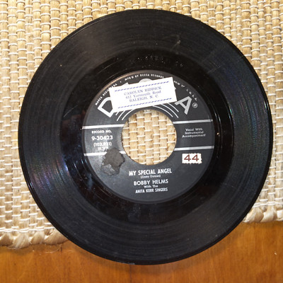 Bobby Helms- My Special Angel/ Standing at the End of my World 45 7''