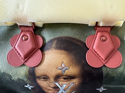 Louis Vuitton x Jeff Koons Speedy 30 Mona Lisa Leather Pink M43372