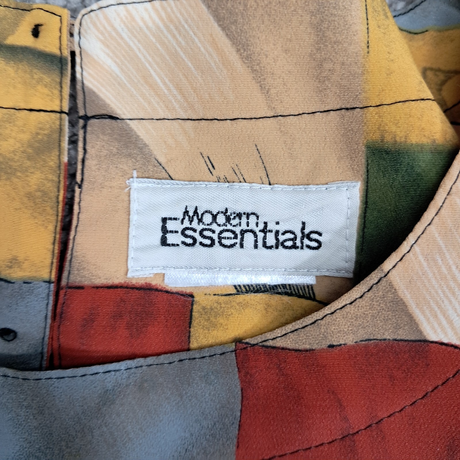 Modern Essentials Women's Geometric Pattern Shirt… - image 3