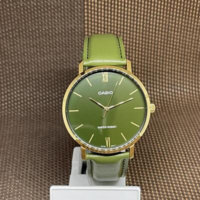 Orologio elegante da uomo Casio MTP-VT01GL-3B minimalista analogico in pelle
