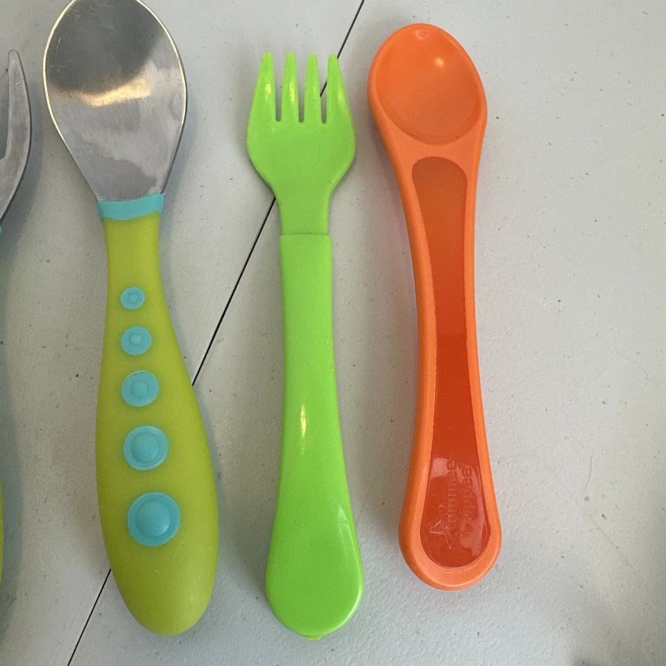 Juego de cubiertos para niños pequeños Gerber Greenbrier cuchillo cuchara popular sin marca 7 piezas Foto 4 de 4