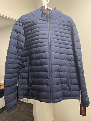 Blue Tommy Hilfiger Puffer Jacket Size XL