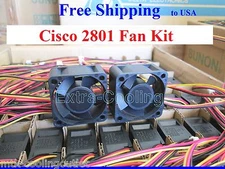 Set of 2x new fans for Cisco 2801 Router CISCO2801 CK-2801-FAN-1/2