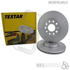 2x TEXTAR Bremsscheiben, Bremsen SET hinten für HONDA MG ROVER LOTUS