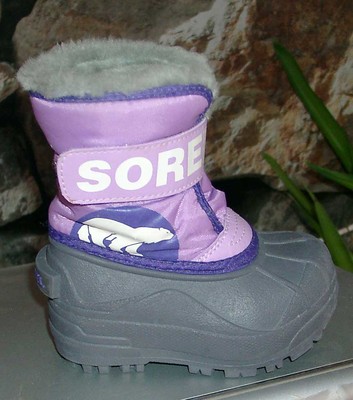 SOREL - ganz wunderbare Schneestiefel - Gr. 21 1/3 - UK 5,5 - fast NEU