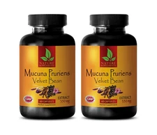 stress relief supplement - MUCUNA PRURIENS - testosterone complex 2BOTTLE