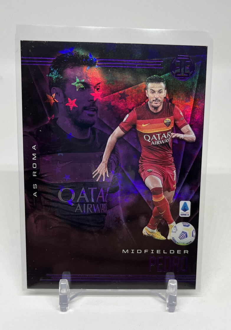 2020-21 Panini Chronicles Serie A Illusions Pedro #4 Purple Astro
