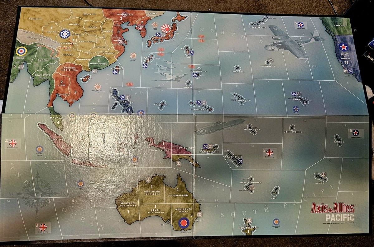 Avalon Hill AXIS & ALLIES PACIFIC WWII Military Strategy Avalon Hill AXIS & ALLIES PACIFIC WWII Military Strategy