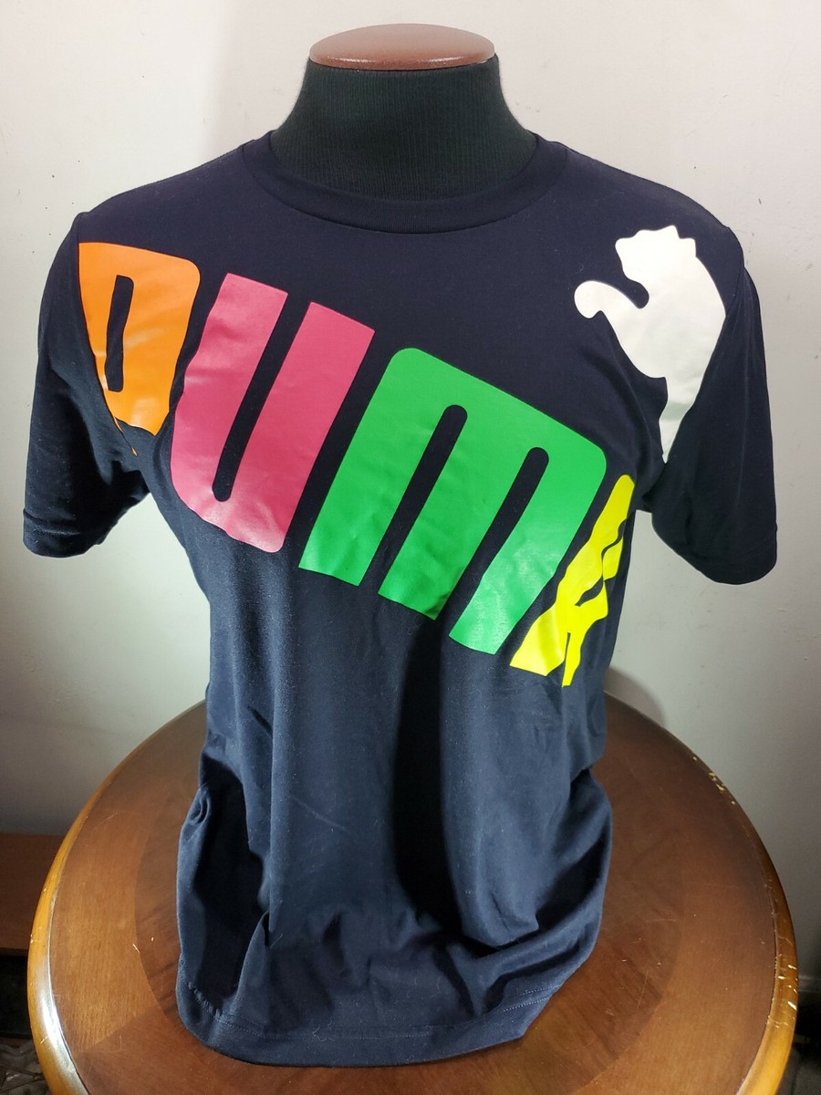 Puma T-shirt Mens 0 MULTICOLOR Graphic rare htf unique | eBay