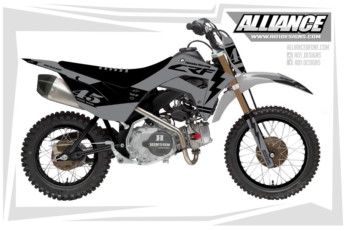 2019 2020 2021 2022 CRF 110 F MOTOCROSS GRAPHICS KIT CRF110