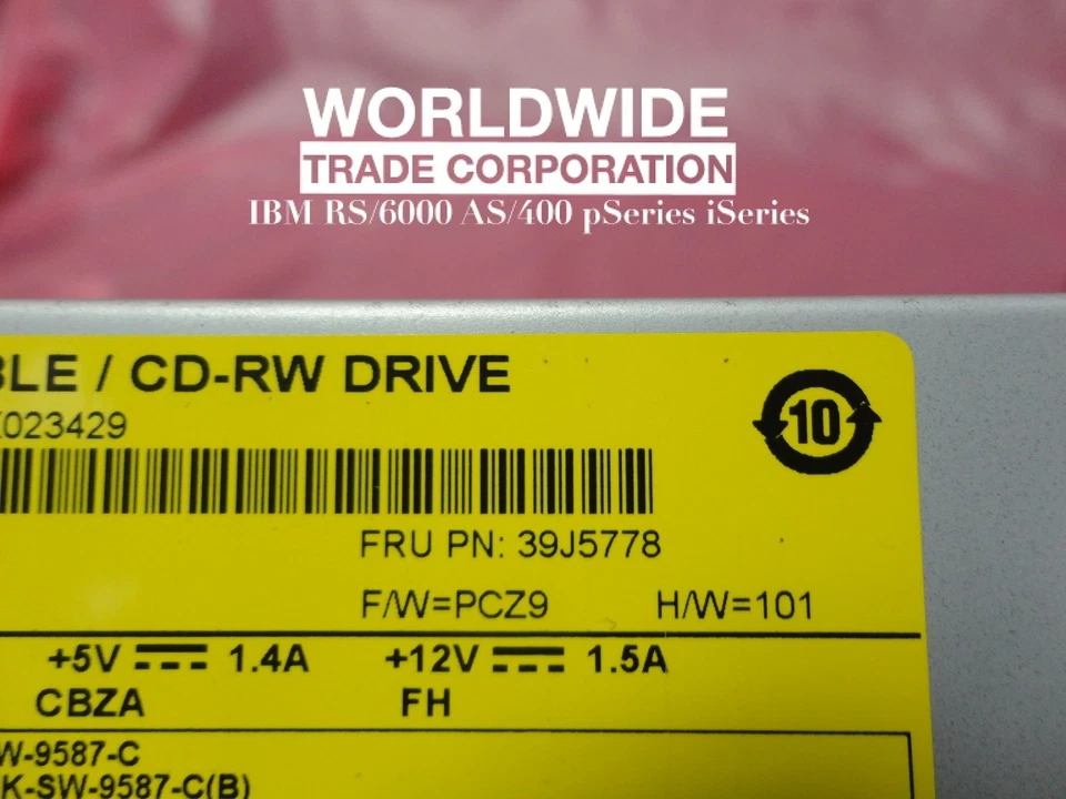 IBM 39J5778  4.7GB IDE H/H DVD-RAM Drive--pseries-- 4 month warranty !!! - Image 3 of 3