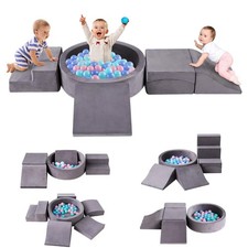Toddler Climbing Toys Indoor Baby Foam Climbing Blocks Ball Pit