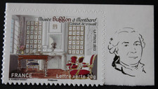 Timbre autoadhésif n°866 (de carnet) - Musée Buffon à MONTBARD - Neuf ** - 2013