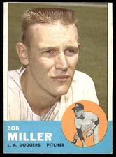 1963 Topps #261 Bob Miller - VG-EX