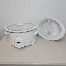Olla inteligente Rival Crock-Pot 6,5 qt o dividida 2,5 qt olla de cocción lenta dividida SCC658, USADA EN EXCELENTE ESTADO