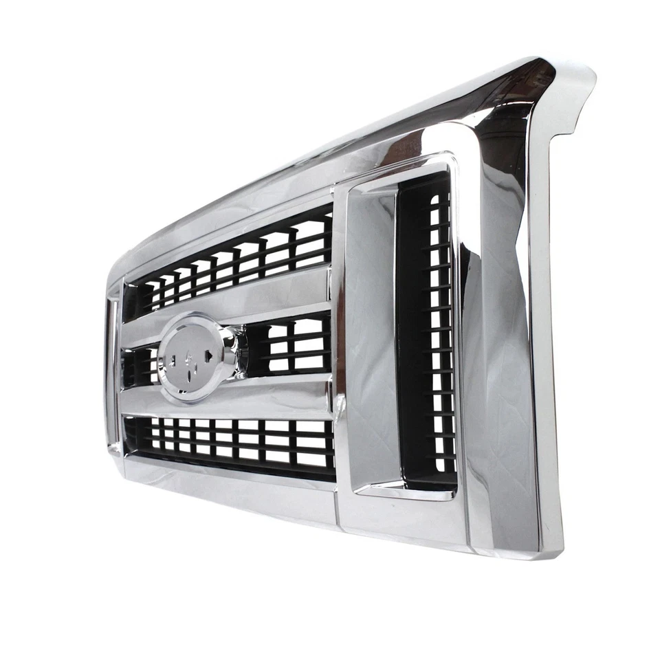 Fits 2008-21 Ford E-350 Super Duty 2008-14 E-150 E-250 New Front Chrome Grille Foto 3 de 4