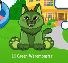 Webkinz Lil Green Weremonster Virtual Adoption Code Only Messaged Webkinz Code