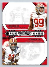 2020 Contenders Round Numbers #12 Brandon Aiyuk/Javon Kinlaw (ref 193460)