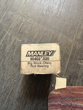 Nos Vintage Manley Big Block Chevy Bbc Rod Bearings 30402 .020 Undersize