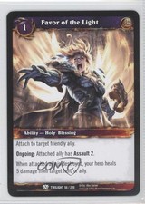 2011 World of Warcraft TCG: Twilight of the Dragons Favor of the Light #56