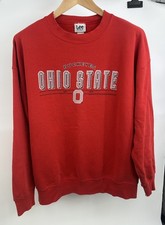 Vintage Lee Sport Ohio State Buckeyes Crewneck Sweatshirt Men  s XL Red OSU