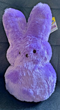 Plush Easter Bunny Purple - Marshmallow Peeps Bunny 16" Fluffy Plush - NEW