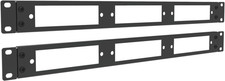 2 Pack of 1U 19 Inches Blank Fiber Patch Panel for 3 LGX Panels