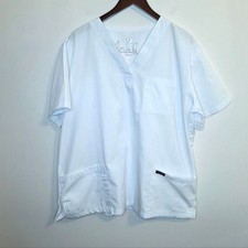Dagacci White Scrub Top Style 1000 Size XL