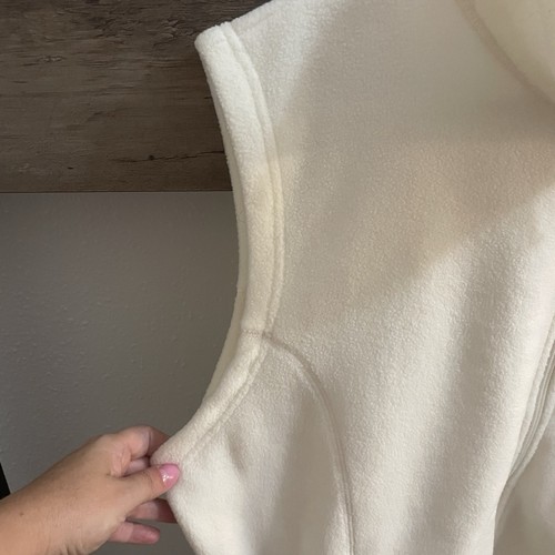 Tri-Mountain Women’s Fleece Vest Off-White “Birder Chicks” Flamingo Birding XL - Picture 5 of 12